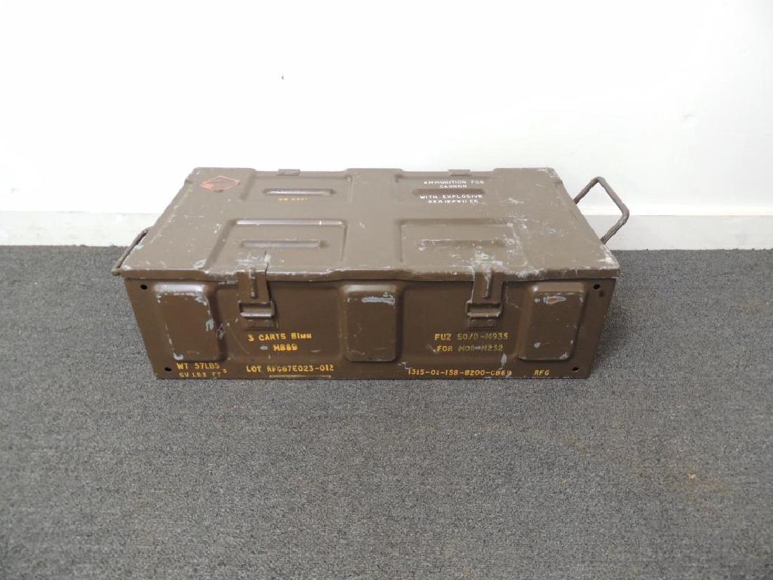 M889 81mm Cartridge Metal Ammo Box (1 of 4)