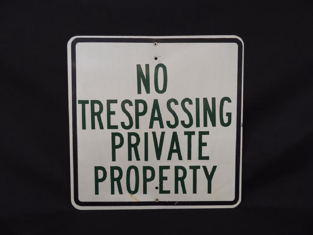No Trespassing Private Property Metal Sign (1 of 1)