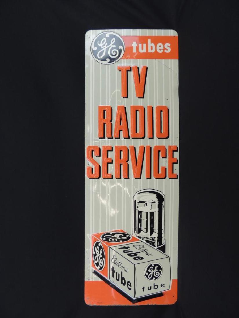 General Electric Tubes and Tv Radio Service Vintage: 14"x42"