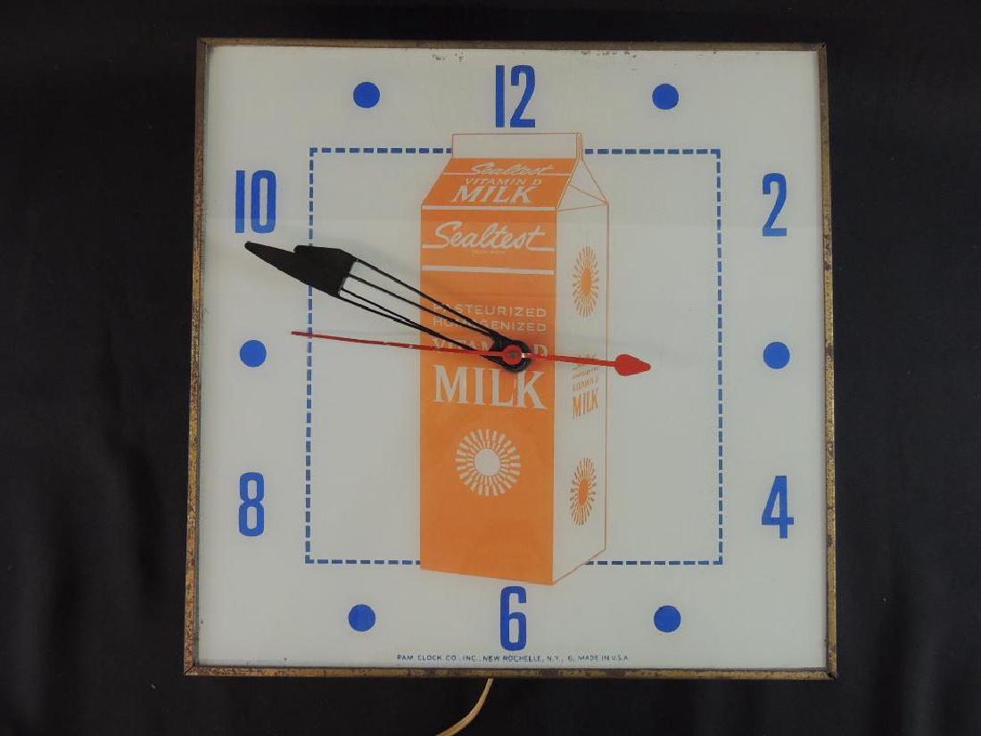 Sealtest Vintage Advertising Clock (1 of 2)