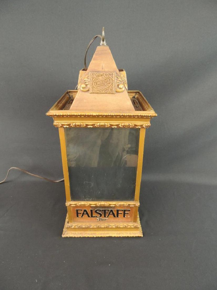 Falstaff Vintage 4 Sided Advertising Light Up Beer Sign (1 of 3)