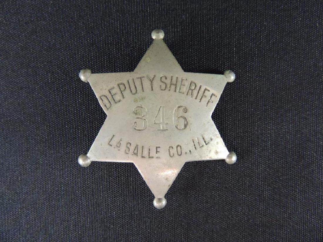Vintage LaSalle County Ill. Deputy Sheriff Badge (1 of 2)