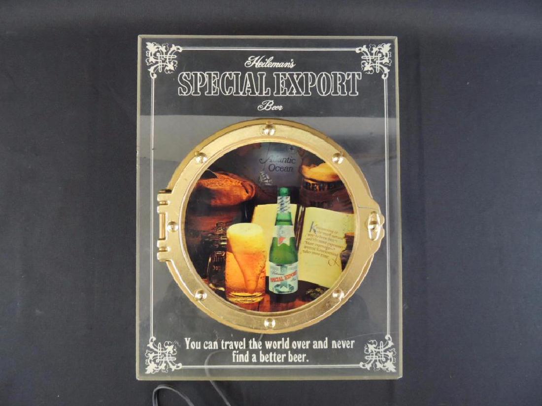 Light Up Advertising Beer Sign-Heileman's (1 of 2)