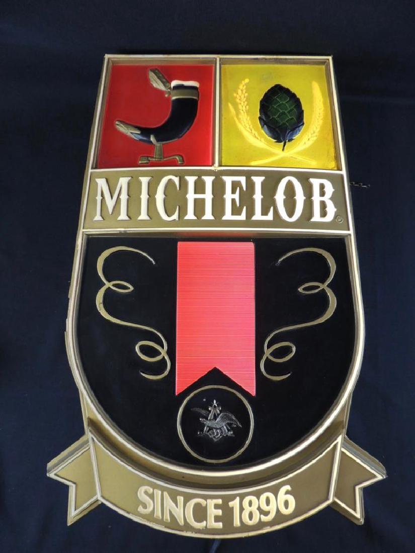 Light Up Advertising Beer Sign-Michelob: Vintage, 14"x22" Working Condition, Some Flaws