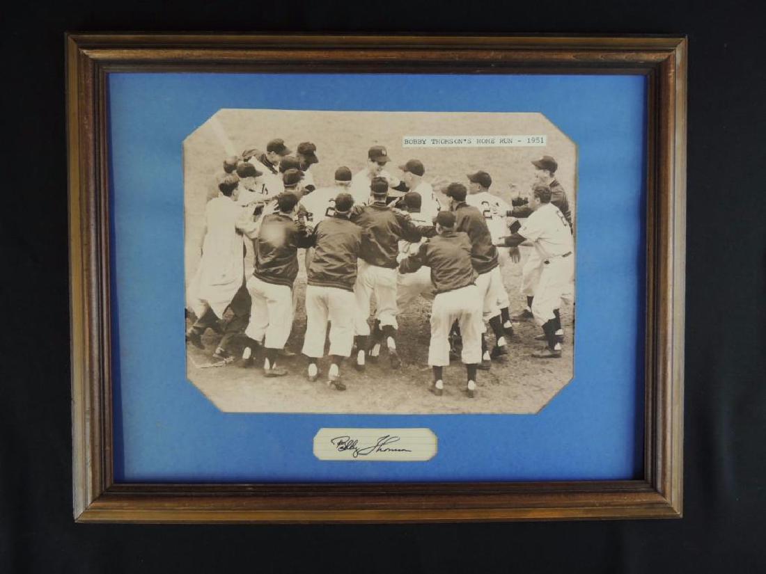 Bobby Thomson Signature with Print (1 of 2)