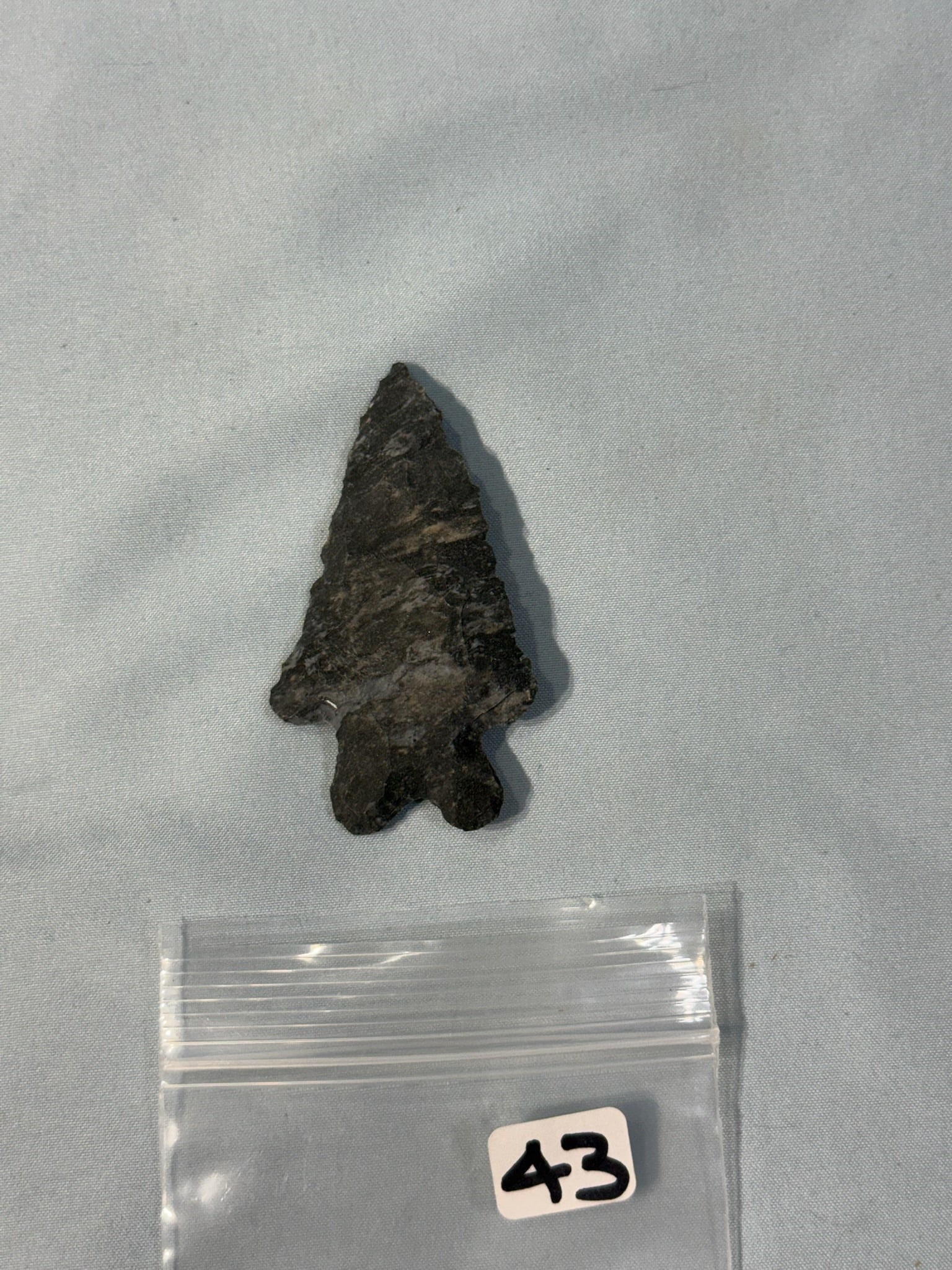 Coshocton Point: 2 3/4 in. Quartz Coshocton Flint Point - Defiance County Ohio.