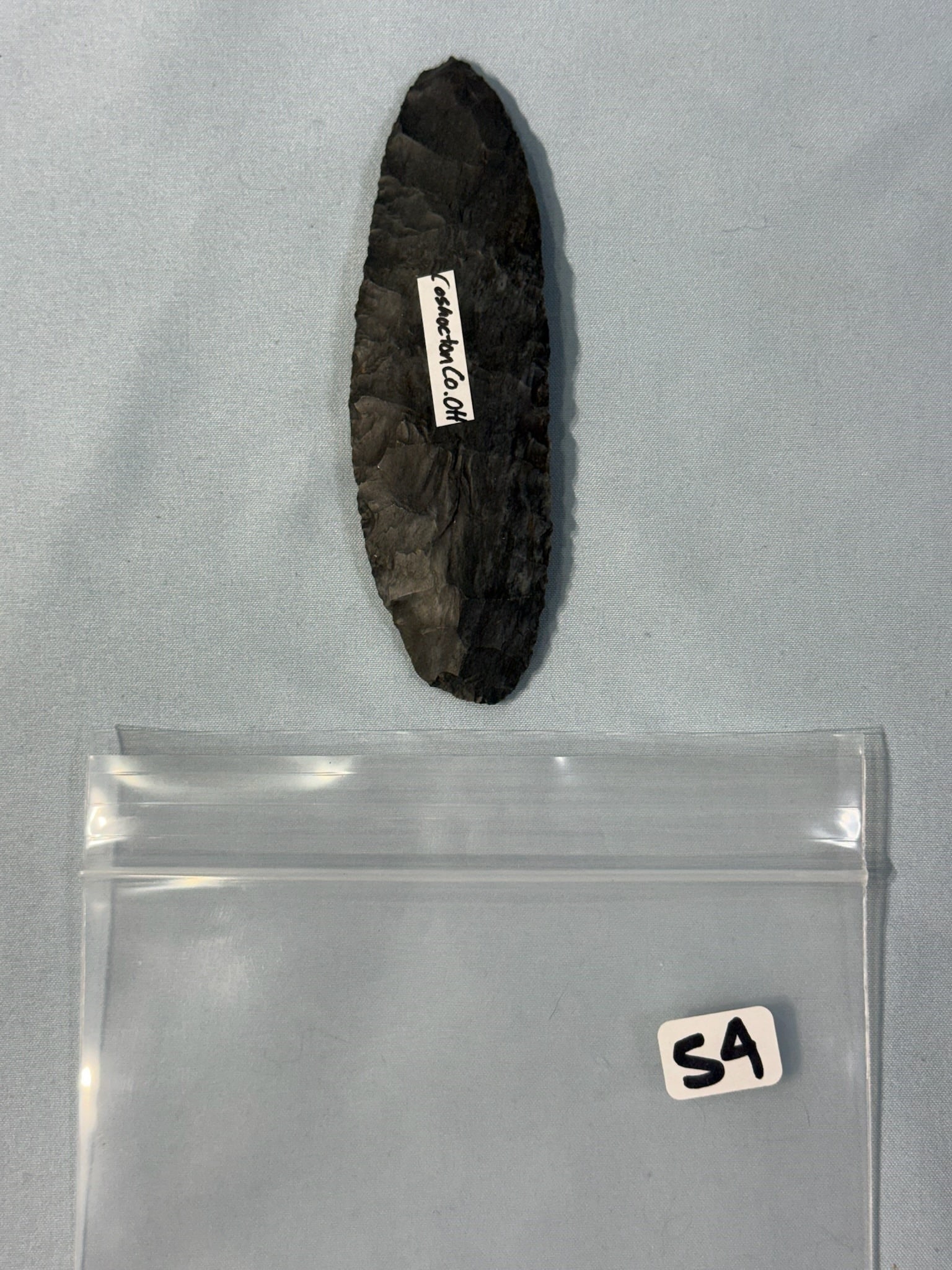 Parallel Flacked Paleo Cresent Knife - 2