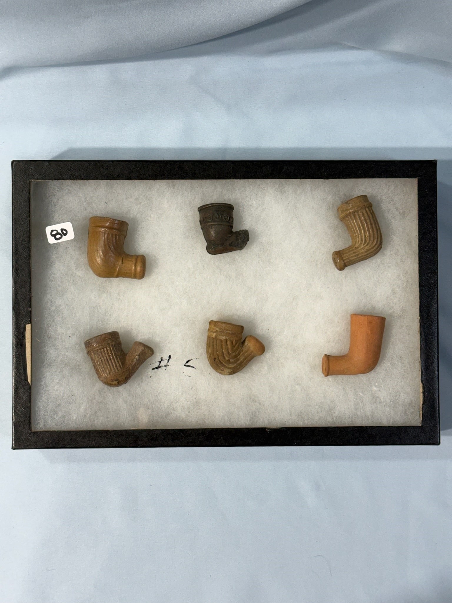 Traders Pipes: Group of 6 Traders Pipes - all different designs.