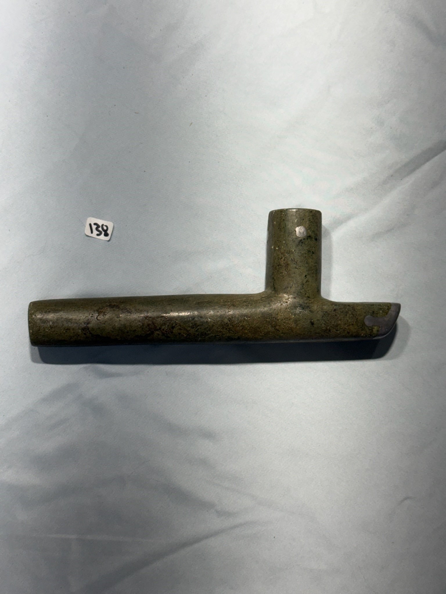 Green Hardstone pipe - 2