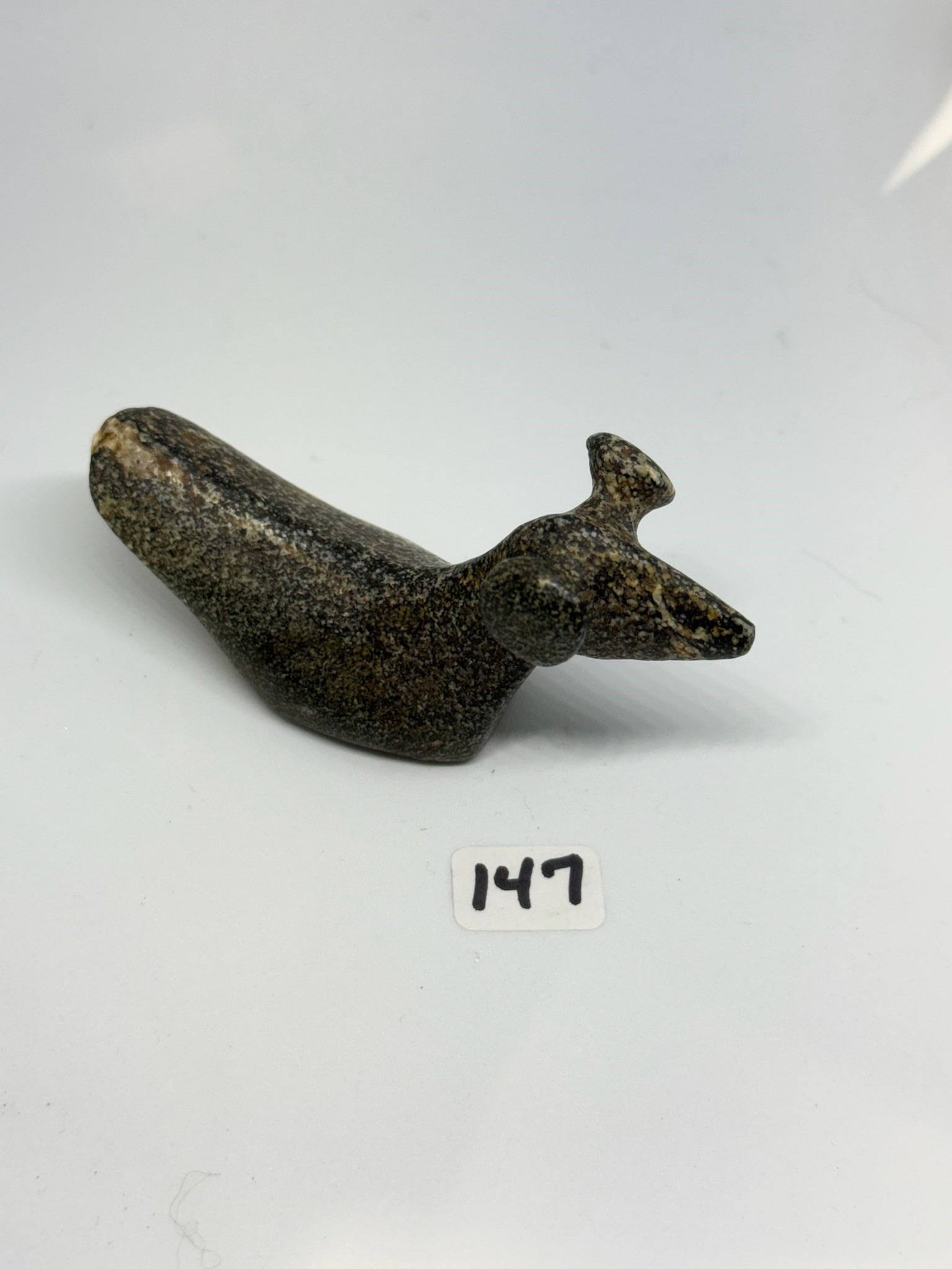 Hardstone Popeye Birdstone: 3 3/4 in. Popeye Birdstone - Hardstone - Ohio.