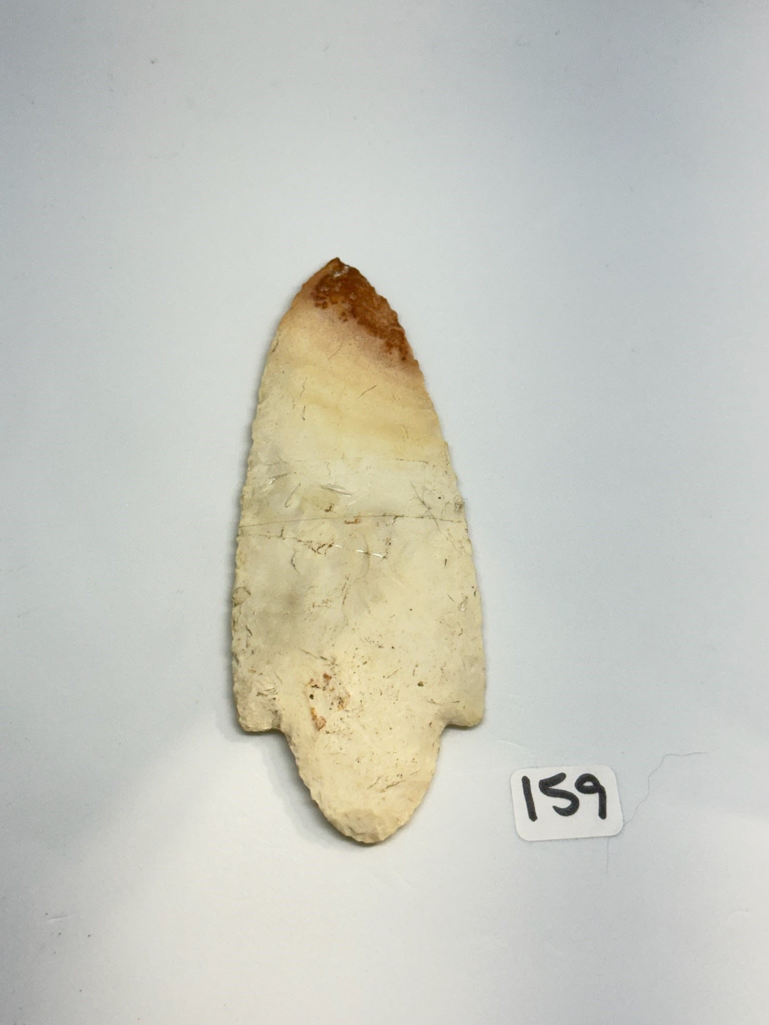 Adena arrowhead: 4 5/8 in. Adena - Daviess County Indiana.