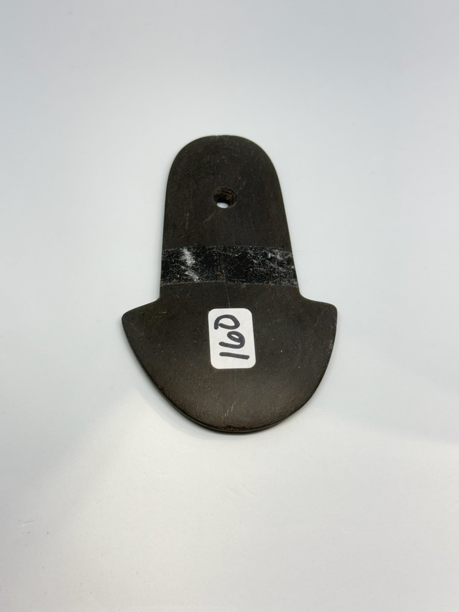 Slate Shovel Shaped Pendant: 4 in. Shovel Shaped Pendant - Ohio.