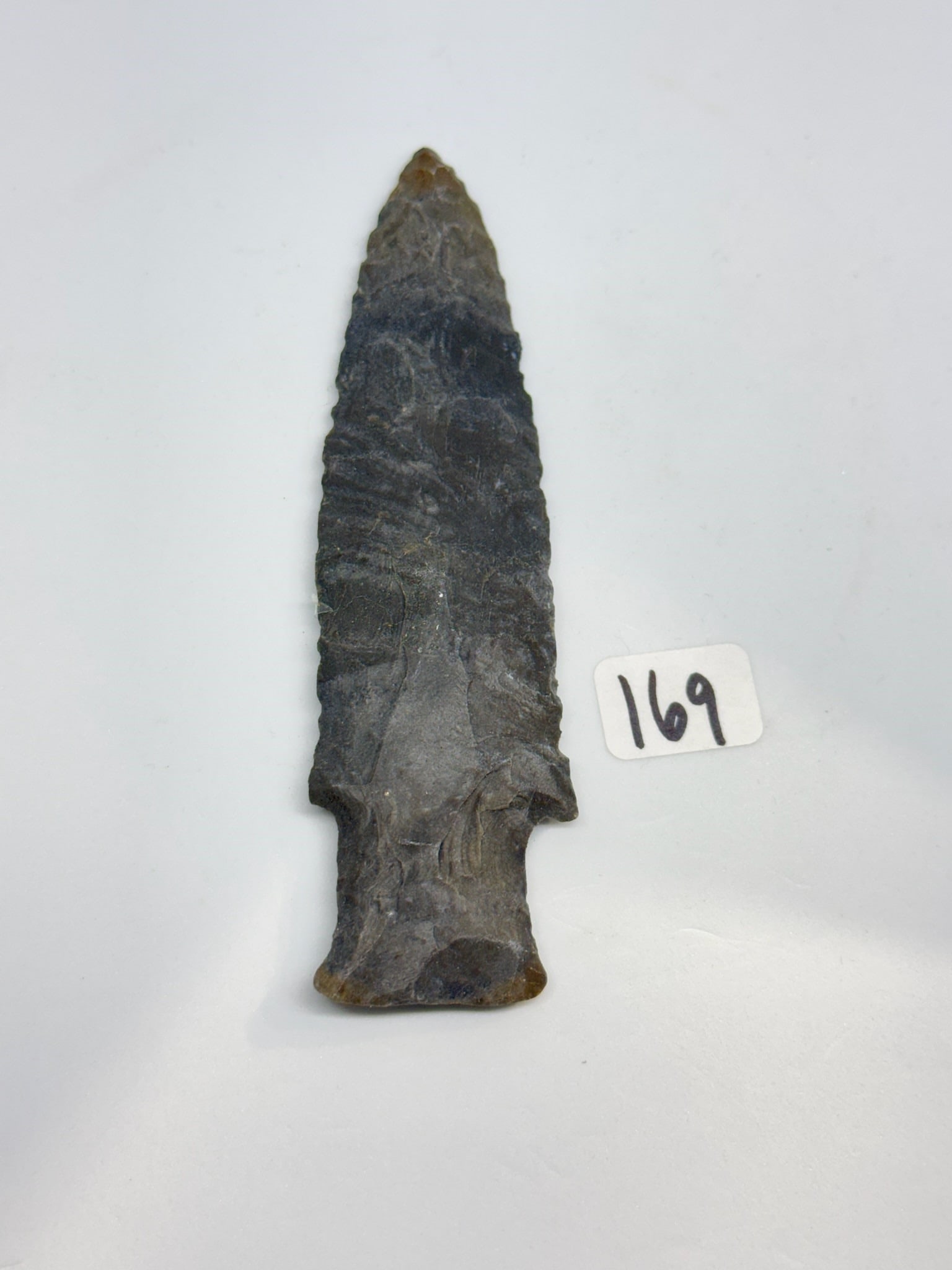 Stem Archaic Point: 4 1/4 Stem Archaic Point - Ohio.
