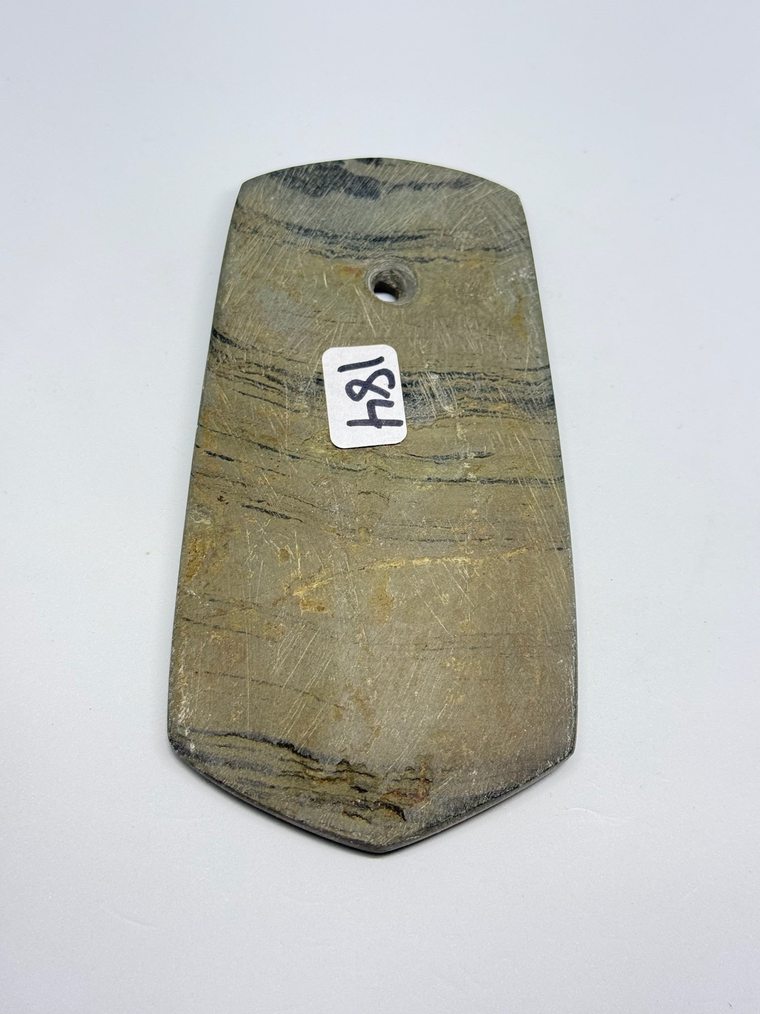Slate Anchor Type Pendent: 4 15/16 Anchor Type Pendant - Indian.