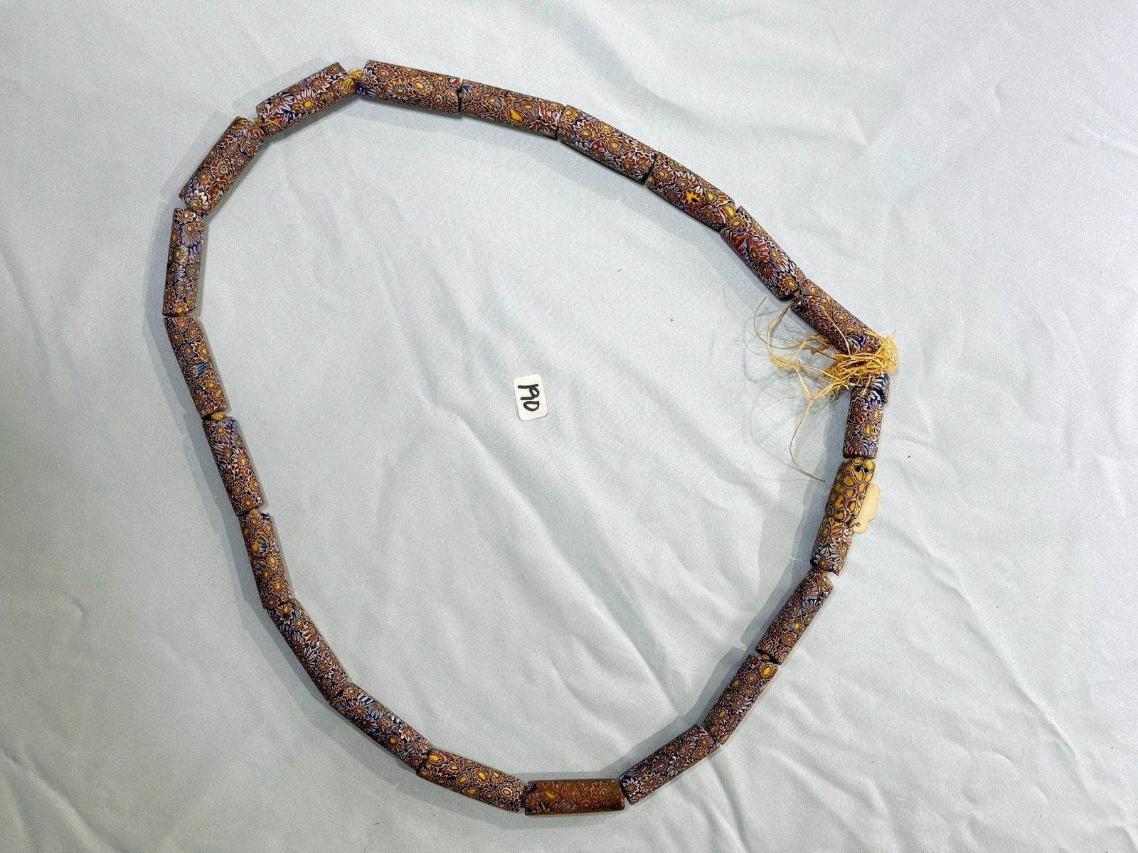 trade Beads: 17 in. Strand of Trade Beads.