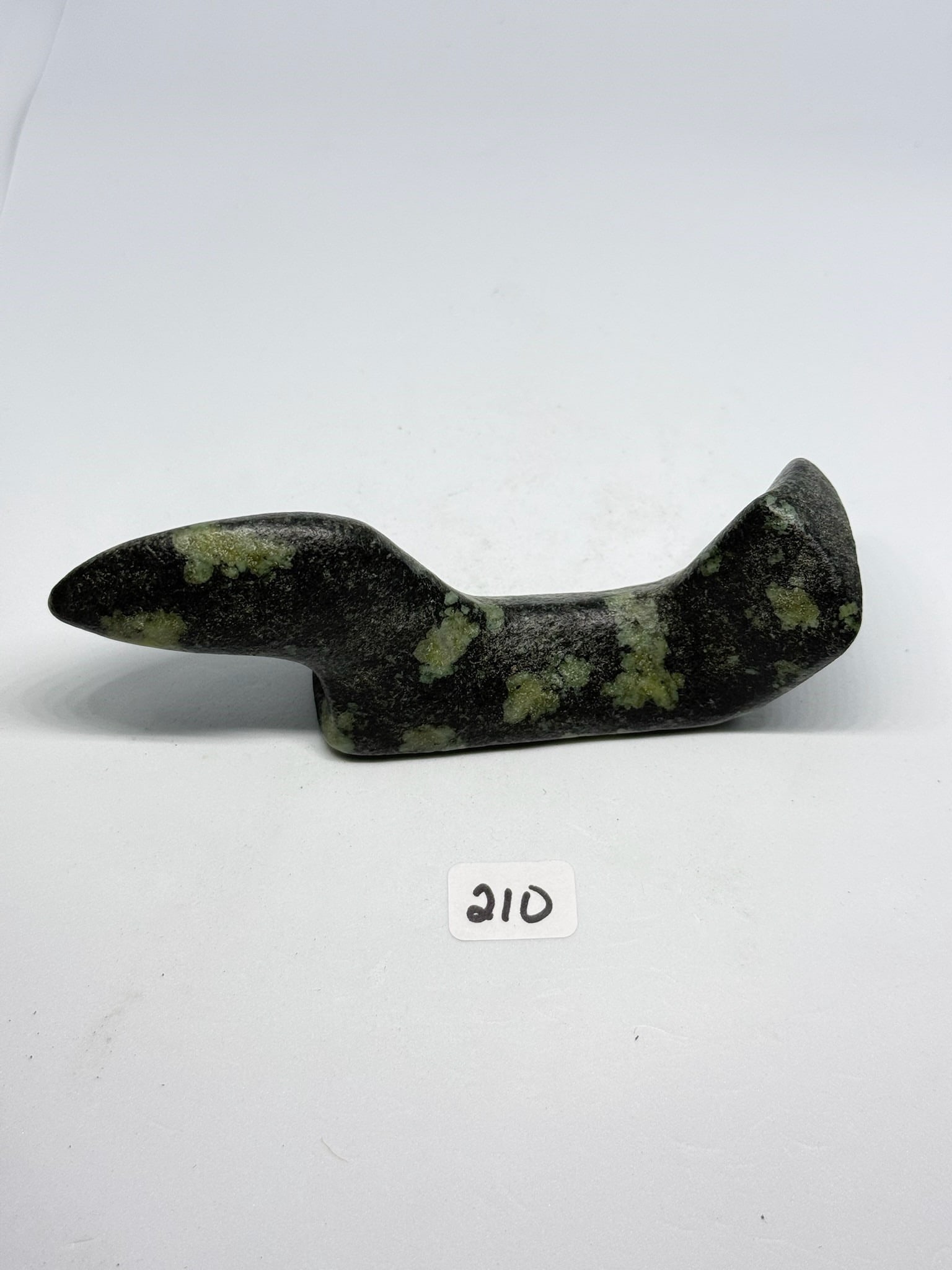 Porphy Birdstone: 4 3/4 by 2 in. (3/4 in.) Porphy Birdstone - Michigan - Ex Munger.