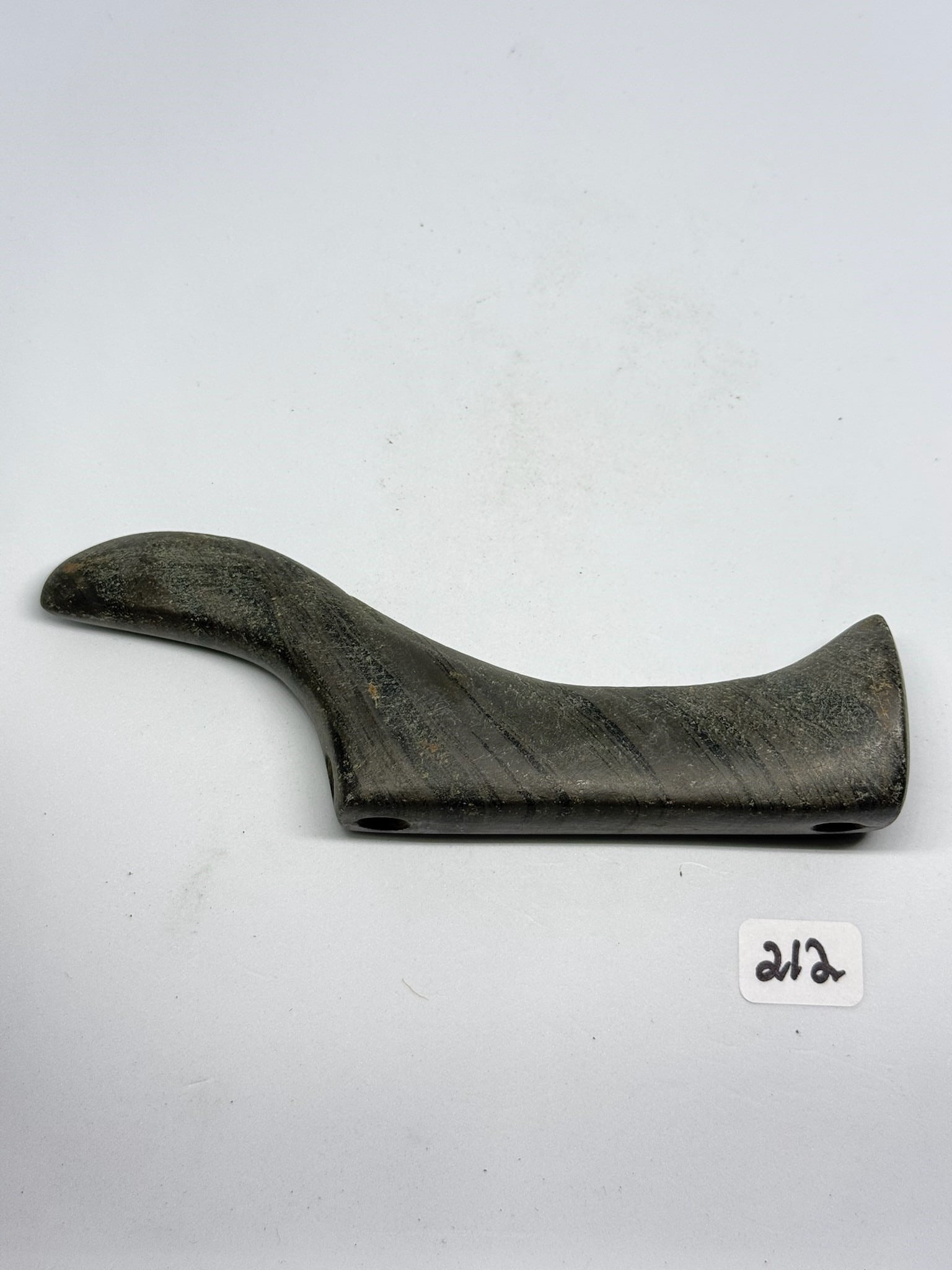 Banded Slate Birdstone (1 of 2)