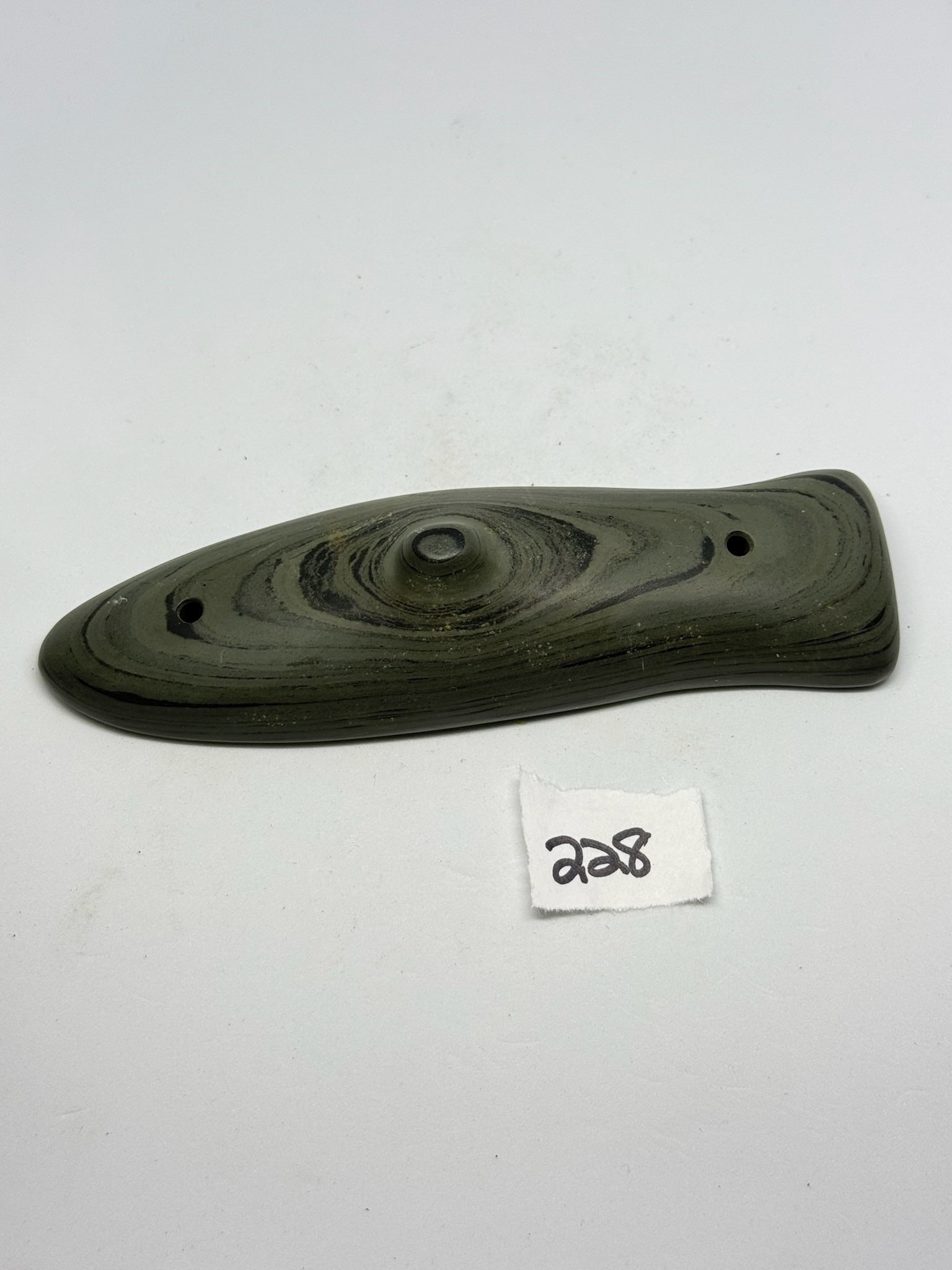 Banded Slate Spineback Gorget (1 of 2)