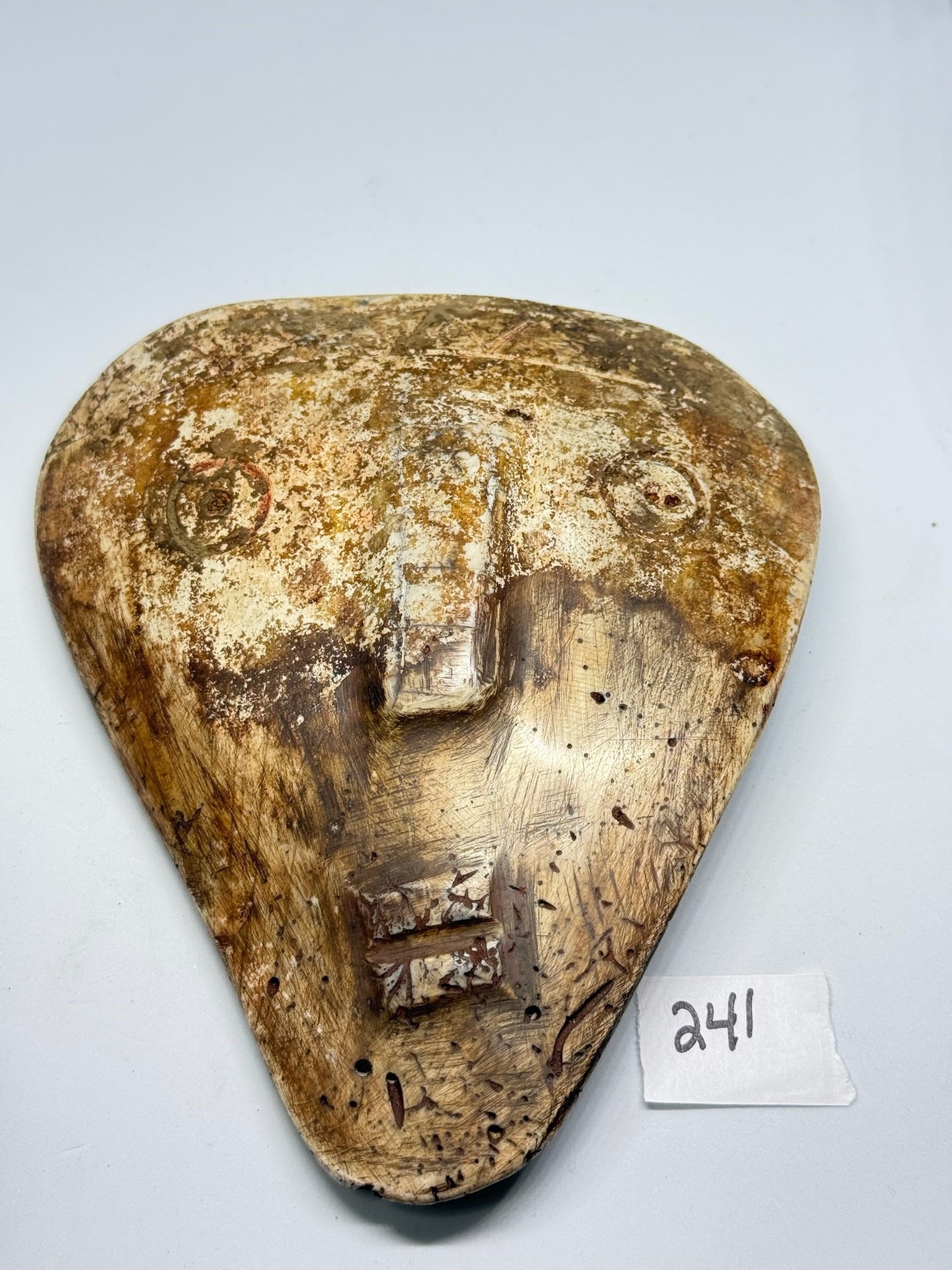 Shell Death Mask: 6 by 5 in. Shell Death Mask - Tennessee - Ex John Parker.