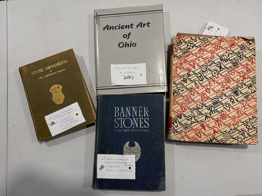 Banner Stones of the North American Indian: Banner Stones of the North American Indian - Signed by past owners of book.