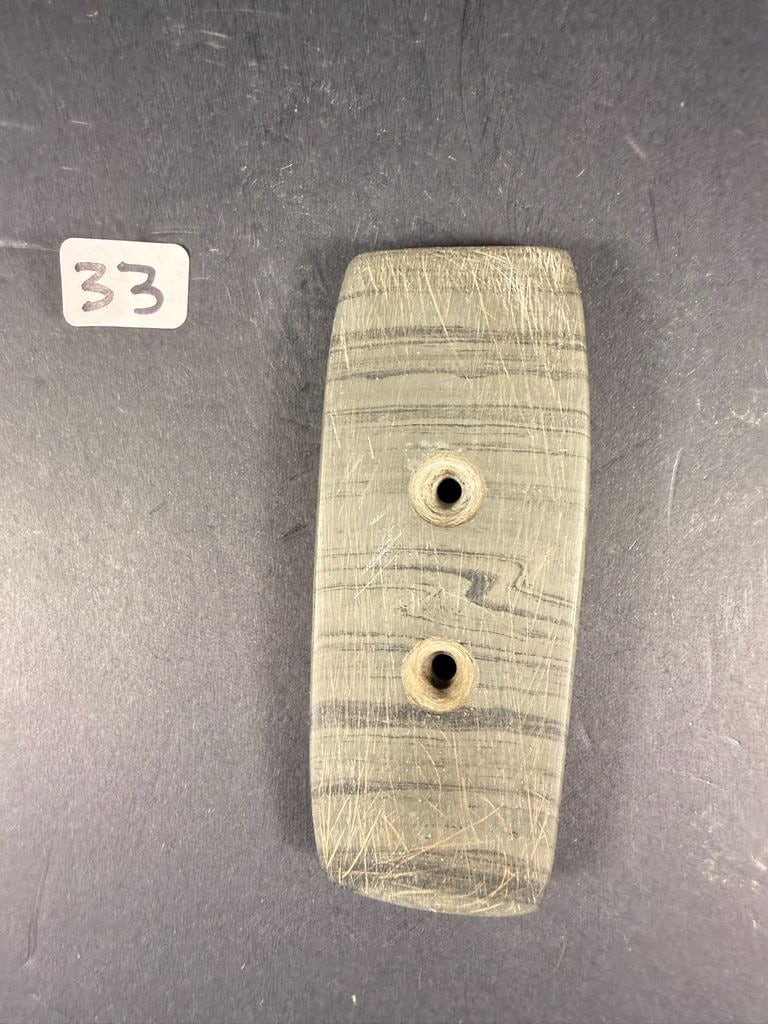 Banded Slate Gorget - 3