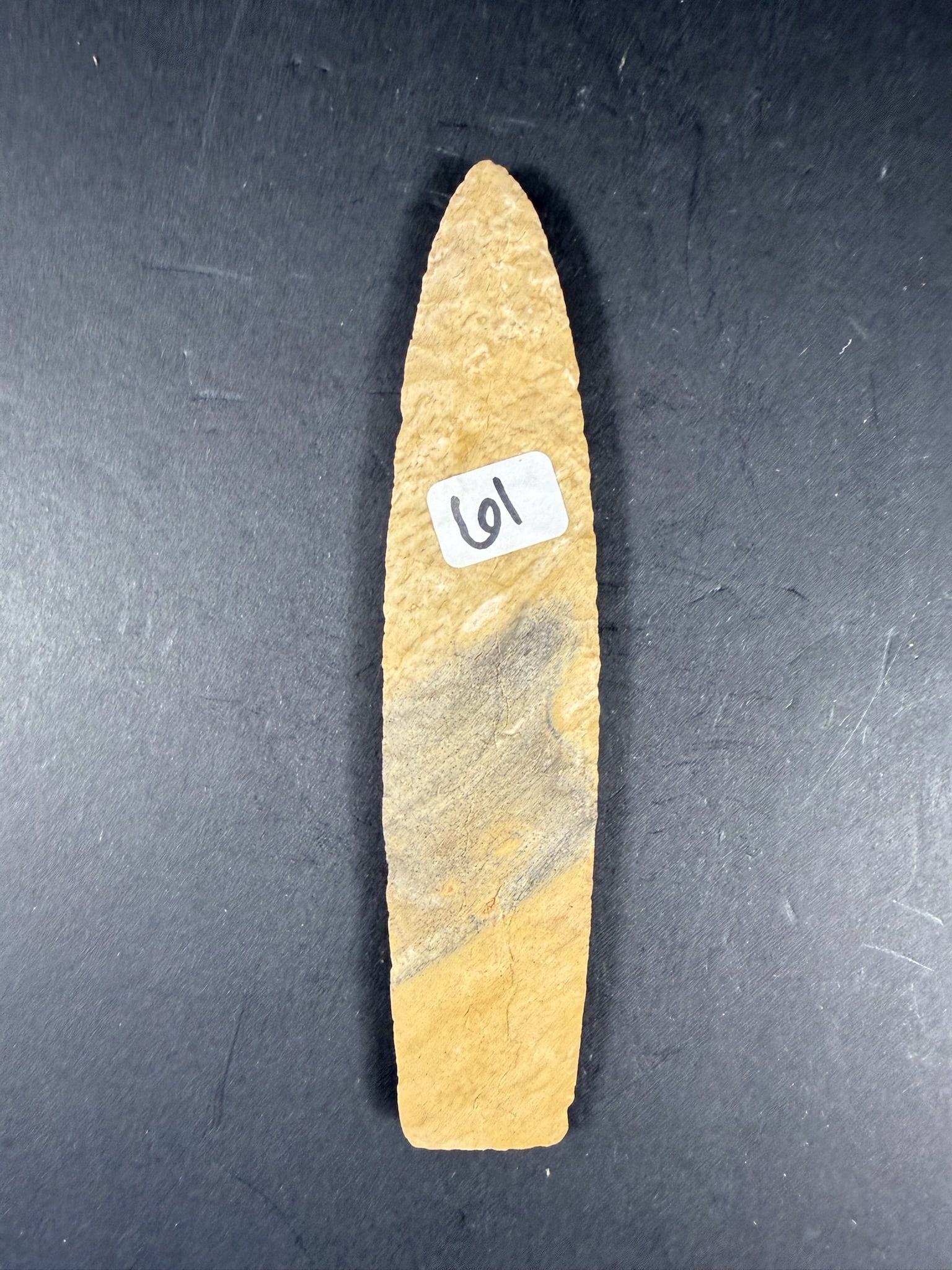Chert Lanceolate: 5 3/4" Chert Lanceolate - Spencer Co, Indiana
