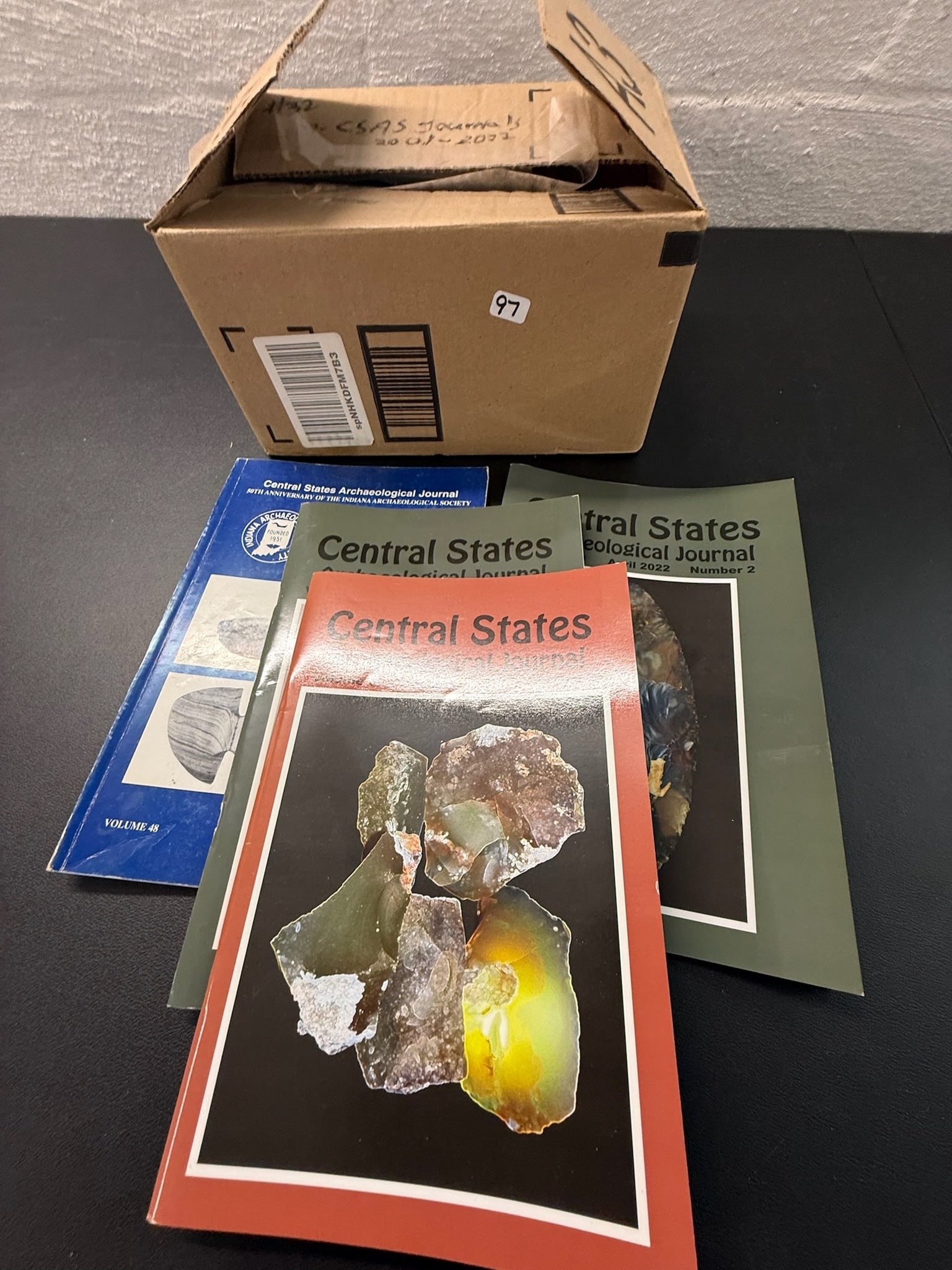 Lot of Central States Journals: 29 Central States Arch. Journals dated 2001 through 2022
