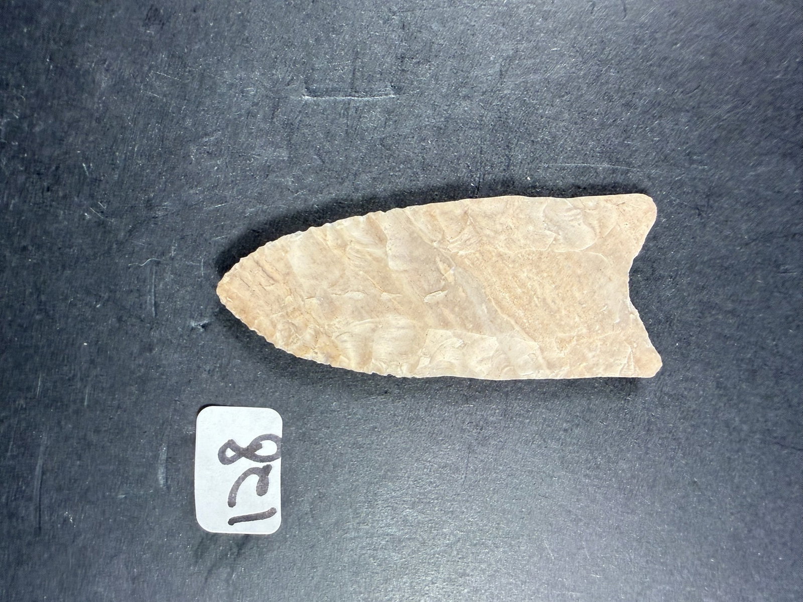Fluted Clovis: 2 1/2" Carter Cave Flint Fluted Clovis - Scott Co, Kentucky