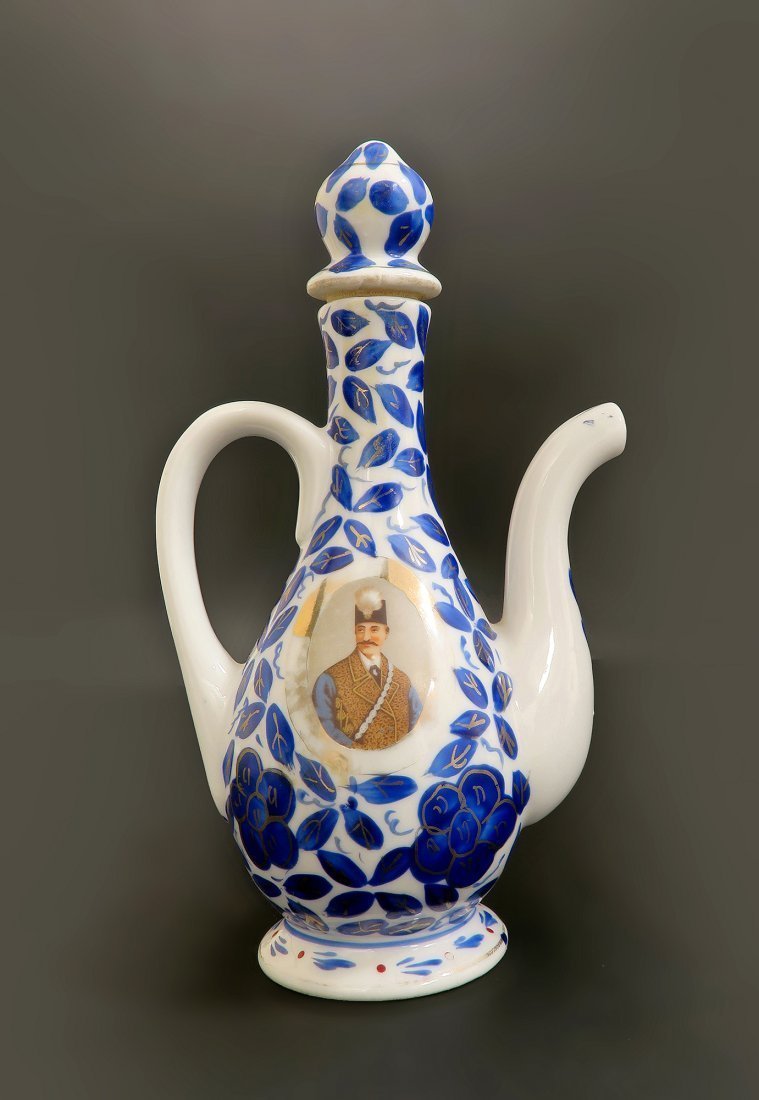 19th C. Qajar Porcelain Pitcher (1 of 4)