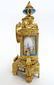 19th C. French Bronze & Sevres Porcelain Clock Set - 4