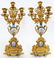 19th C. French Bronze & Sevres Porcelain Clock Set - 7