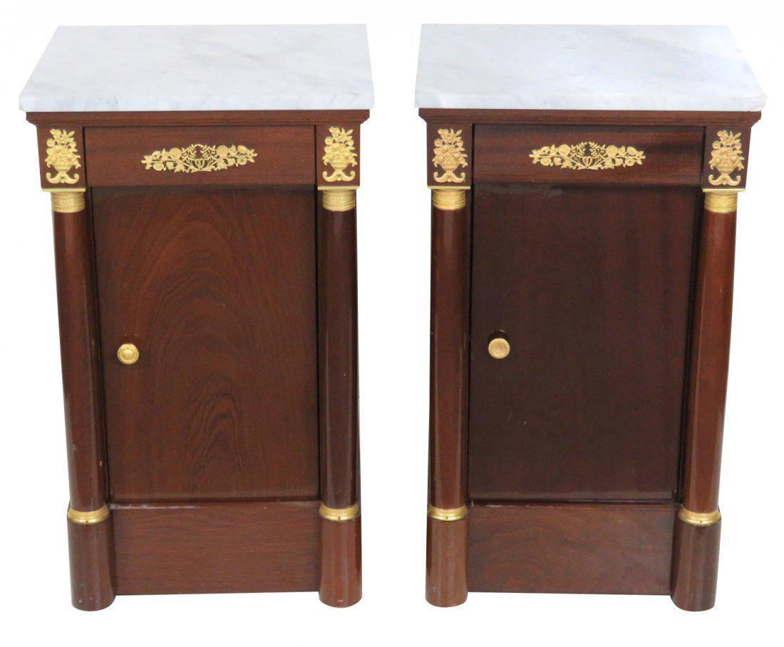 Pair of Empire Style Night Stands or Side Tables (1 of 3)