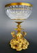 French Bronze & Baccarat Crystal Centerpiece