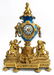 Monumental French Bronze & Sevres Porcelain Clock Set - 2