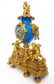 Monumental French Bronze & Sevres Porcelain Clock Set - 3