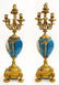 Monumental French Bronze & Sevres Porcelain Clock Set - 9