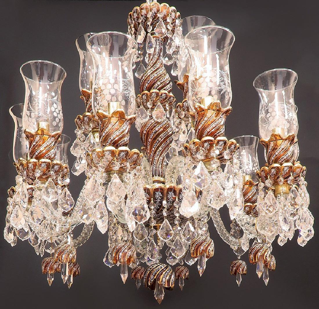 Baccarat Style Crystal Chandelier 10+3 branches (1 of 5)