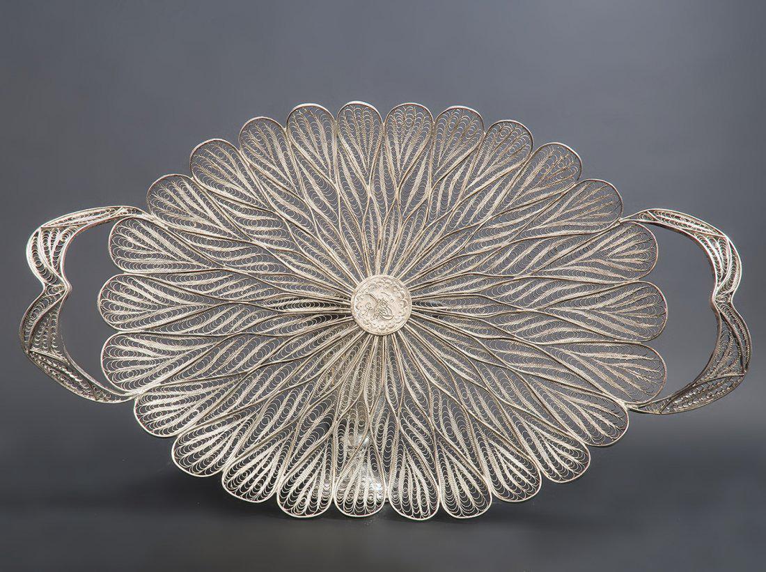 Very Decorative Large Turkish Hand Made Tray (1 of 1)