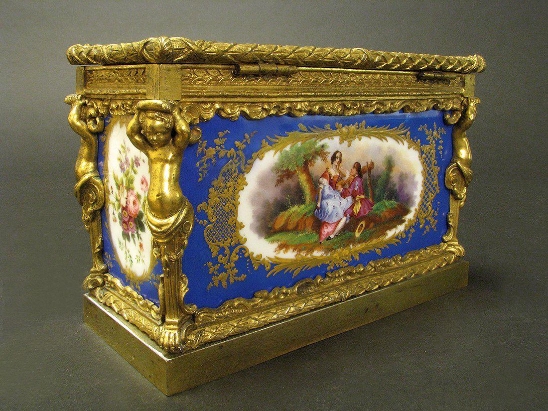 Magnificent 19th C. Sevres Jewelry box or casket (1 of 9)