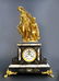 Large French Gilt Bronze Figural Clock Set - 3