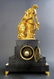 Large French Gilt Bronze Figural Clock Set - 8