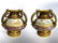 Pair of Sevres Bronze & Champleve Enamel Vases