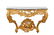 19th Century Gilt wood Marble Top Console Table