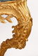 19th Century Gilt wood Marble Top Console Table - 4