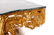 19th Century Gilt wood Marble Top Console Table - 6
