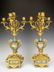 19 C. French Garniture Gilt Bronze Clock Set - 4