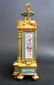 19th C. Sevres Jeweled Turquoise Clock Set - 3