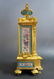 19th C. Sevres Jeweled Turquoise Clock Set - 5