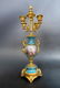 19th C. Sevres Jeweled Turquoise Clock Set - 7