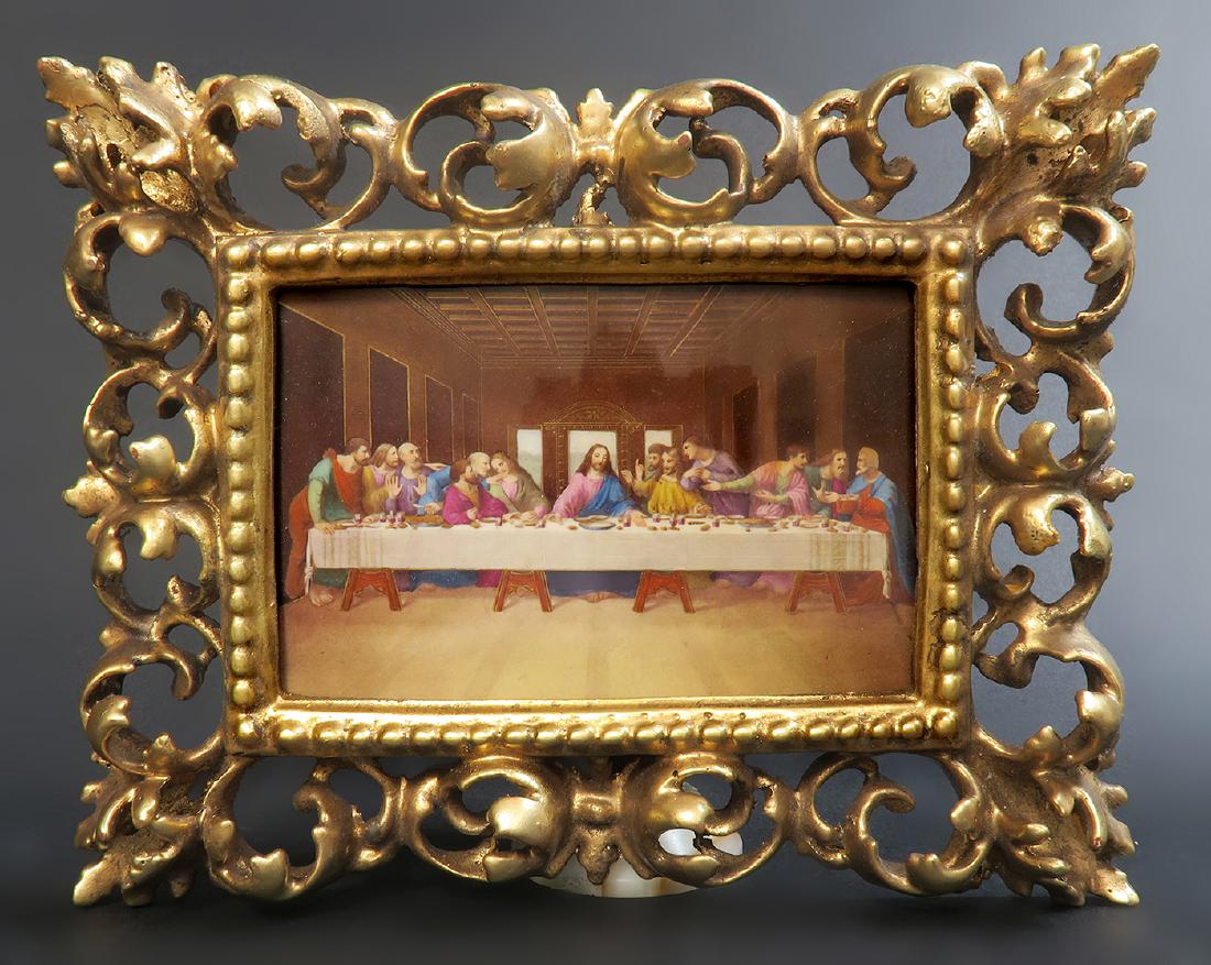 19th C. K.P.M Last Supper Plaque (Leonardo Da Vinci) (1 of 5)